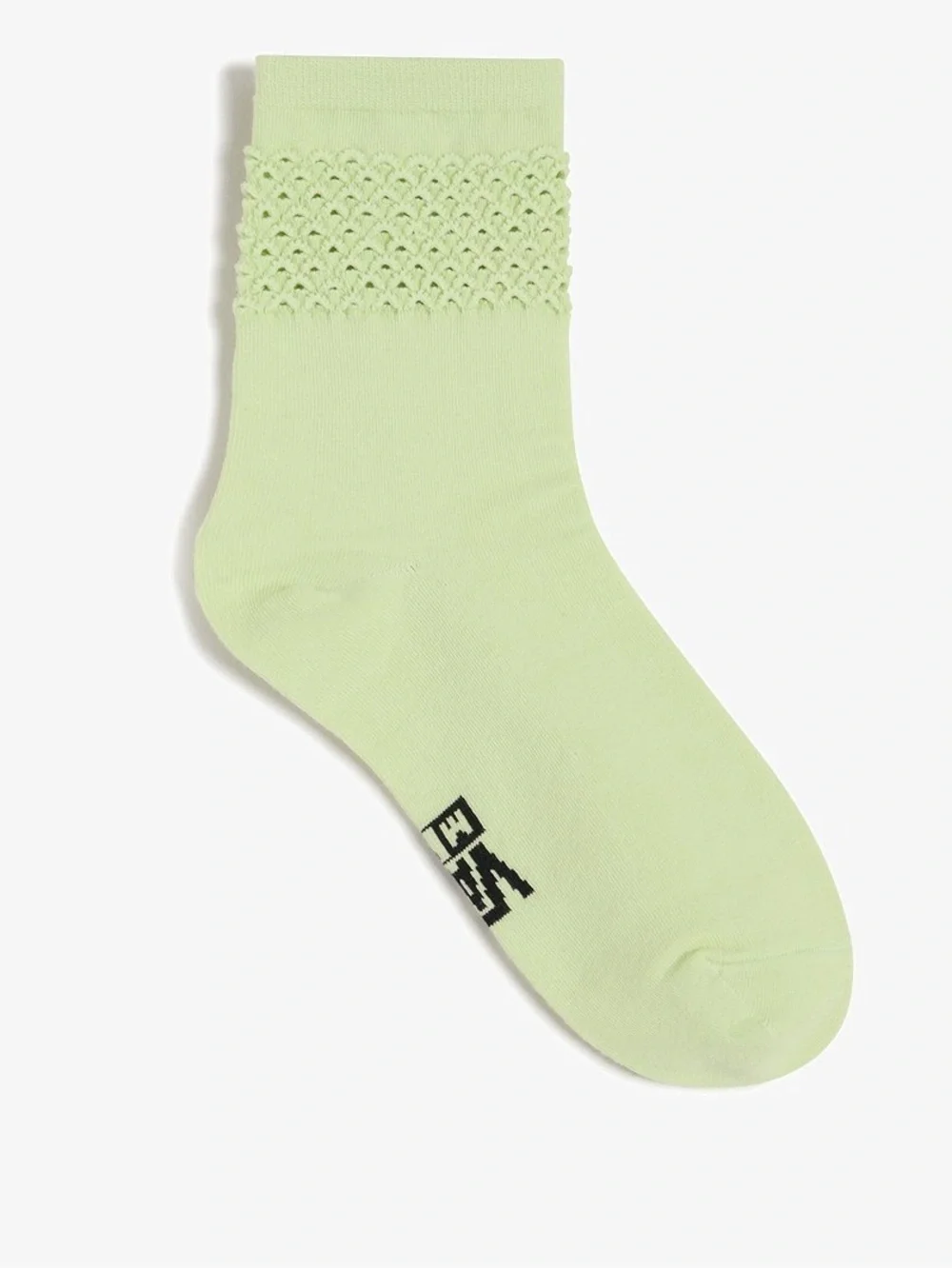 VAN MTE Zones Half Crew Shadow Lime Sock
